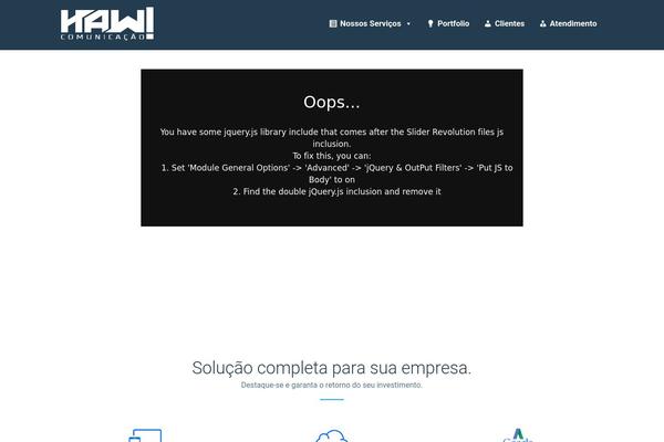 hawcomunicacao.com.br site used Hawcomunicacao