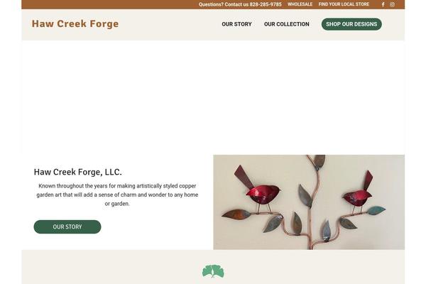 hawcreekforge.com site used Staxx
