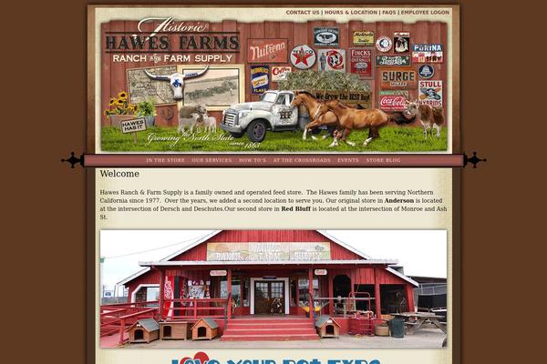 hawesranch.com site used Thesis