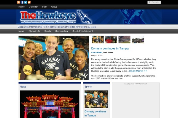 Sno Flex theme site design template sample