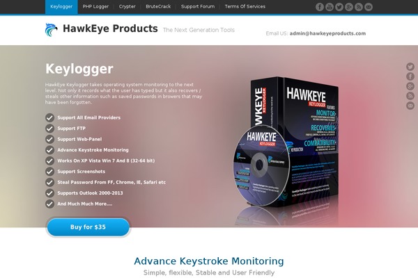 JustLanded theme site design template sample