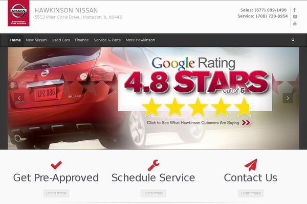 hawkinsonnissanblog.com site used Microblu