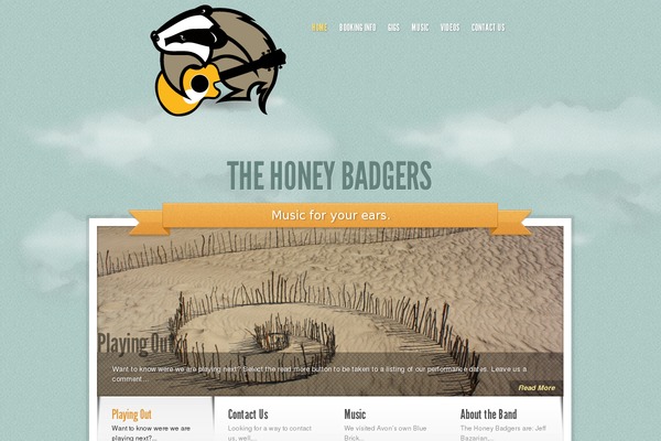 Sky theme site design template sample