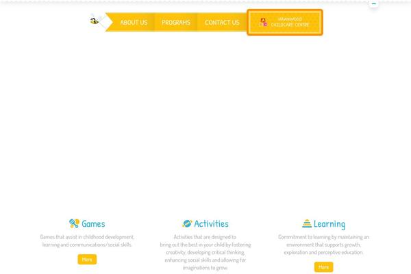Kiddy theme site design template sample