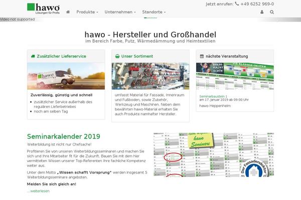 hawo-farben.de site used Startbootstrap_hawo
