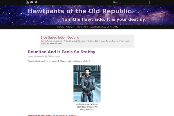 Site using WP Social Icons plugin