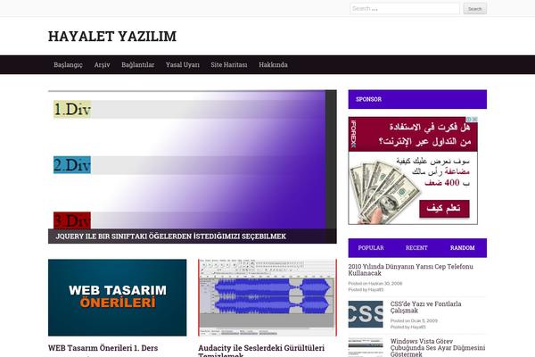 Site using Menu Manager plugin