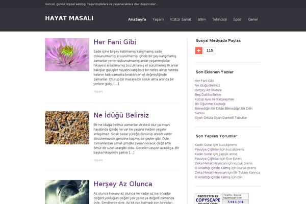 hayatmasali.com site used Startingup