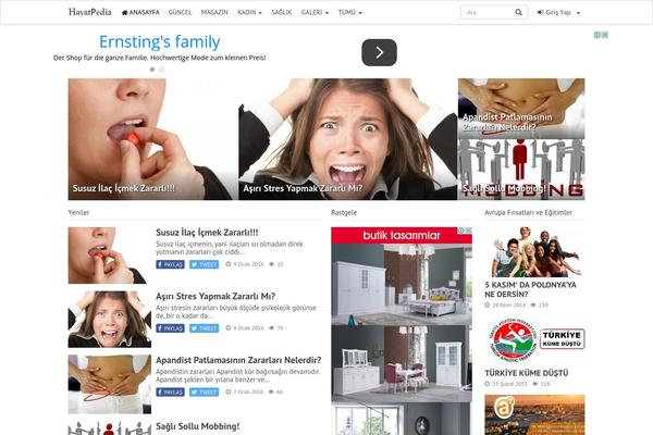 hayatpedi.com site used Vadiportal