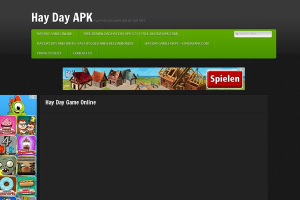 GamePress theme site design template sample