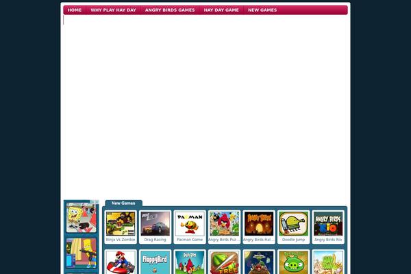 Wtb Game theme site design template sample