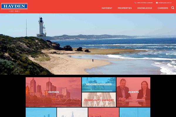 WP Pro Real Estate 6 theme site design template sample