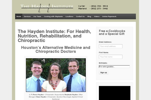 haydeninstitute.com site used Medica-pro