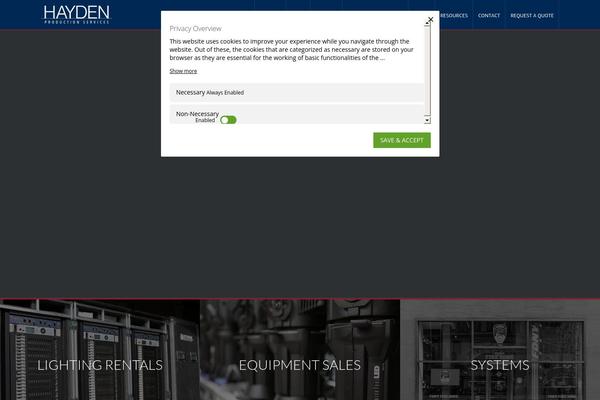 Site using Cornerstone plugin