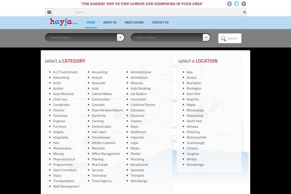 GLOCAL theme site design template sample