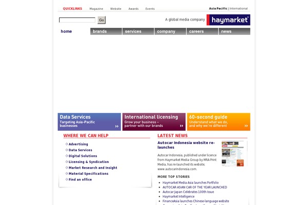 haymarket.net.au site used Barta