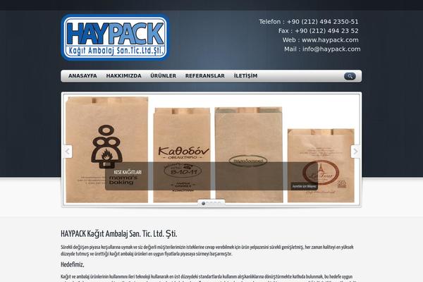 Thunder theme site design template sample