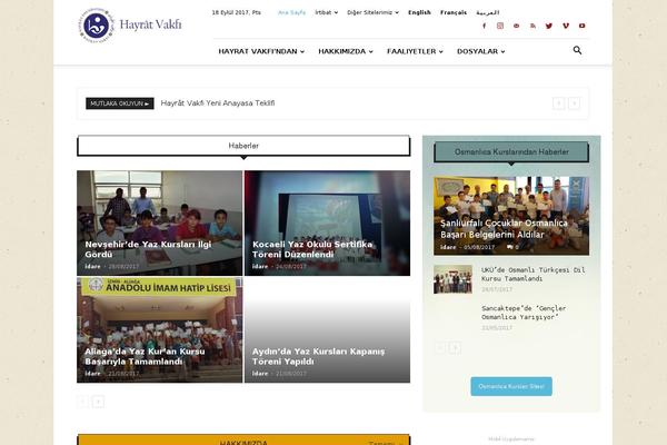 Site using Td-standard-pack plugin