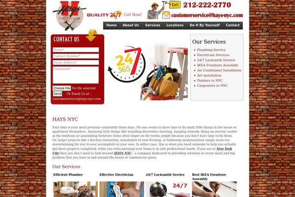hays-nyc.com site used Refined-wp