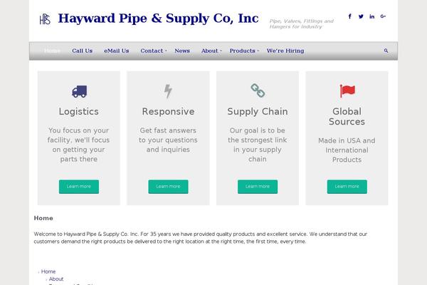 Evolve Plus theme site design template sample