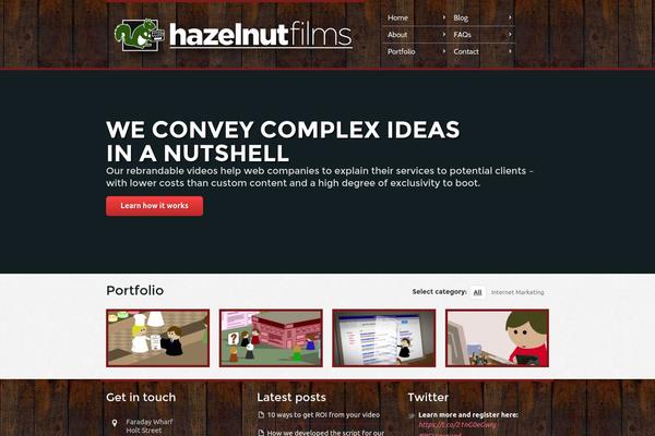 Nollie theme site design template sample