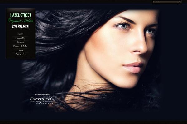 Chocolate theme site design template sample