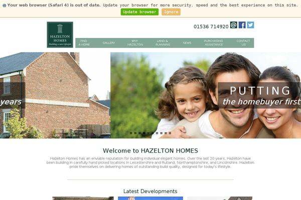 hazeltonhomes.com site used Hazelton