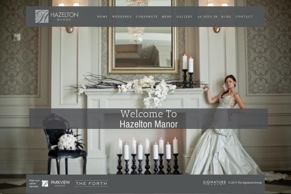 hazeltonmanor.com site used Vierra