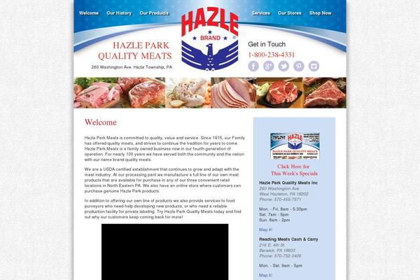 hazlepark.com site used Hazlepark