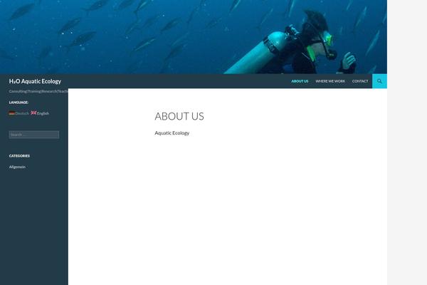 Twenty Fourteen theme site design template sample