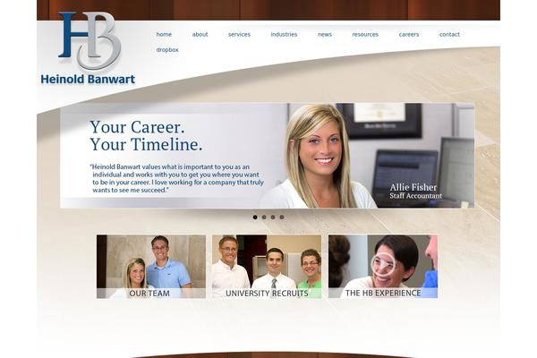 Hb theme site design template sample
