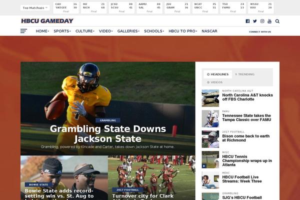 Flex Mag theme site design template sample