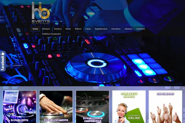 Site using Soslider-social-slider plugin