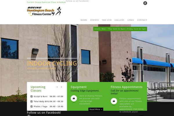 GymBase theme site design template sample