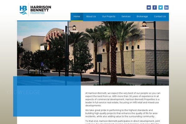 Harrison theme site design template sample