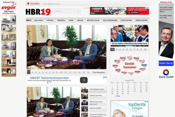 HaberMatik V3 theme site design template sample