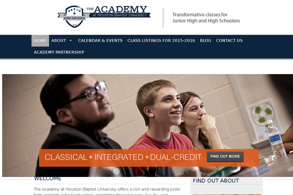 Campus theme site design template sample