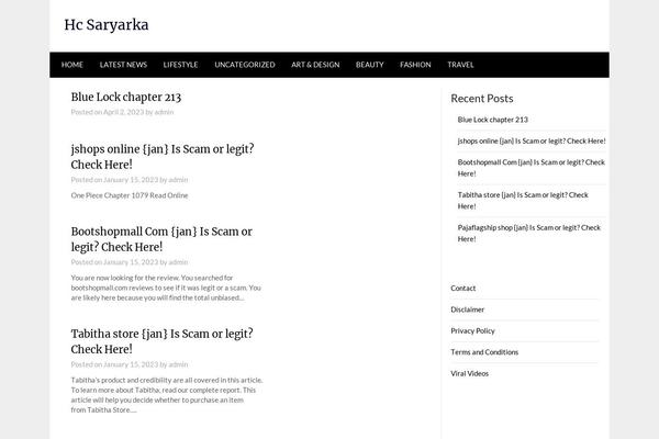 Site using Thirstyaffiliates plugin