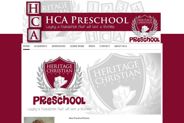 hcapreschool.org site used Universidad