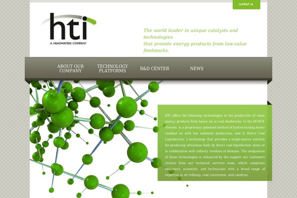 Hti theme site design template sample
