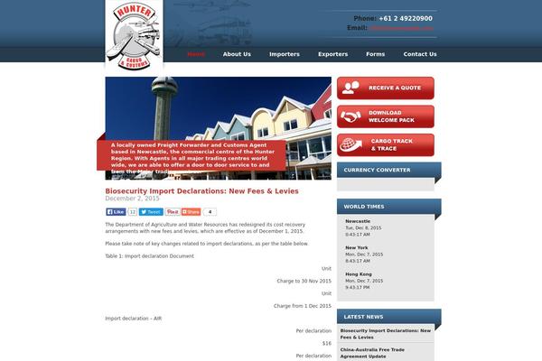 Hcc theme site design template sample