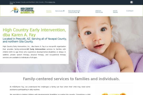 X Child theme site design template sample