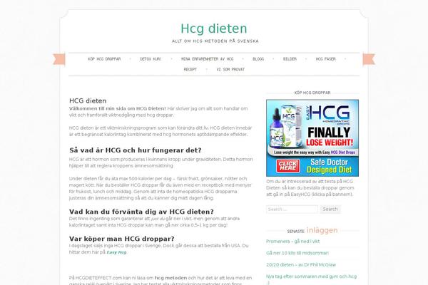 Sugar and Spice theme site design template sample