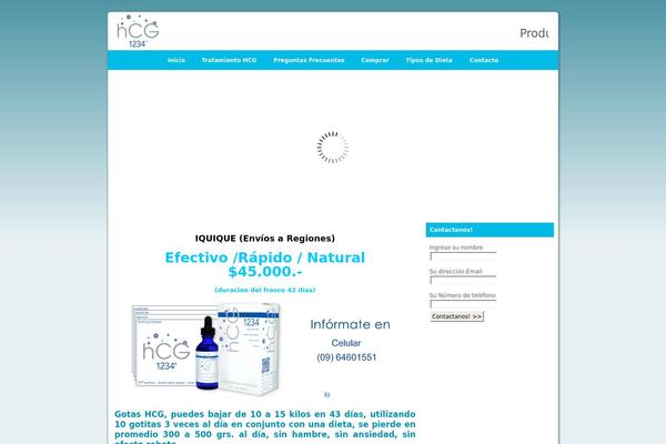 Hcg theme site design template sample