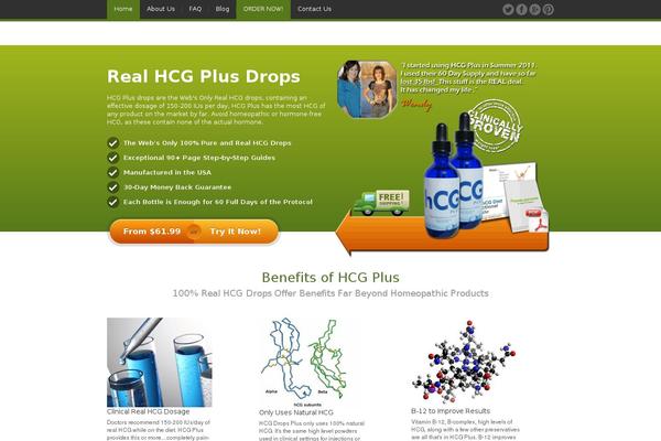 JustLanded theme site design template sample