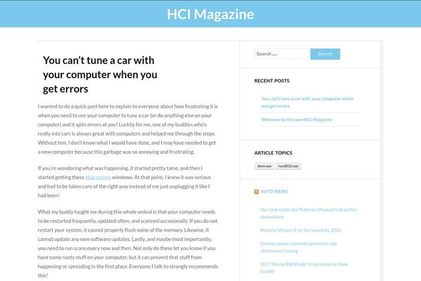 Trope theme site design template sample
