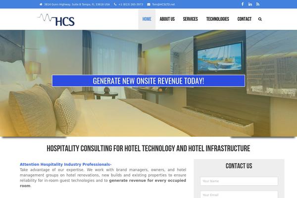 Impreza Child theme site design template sample