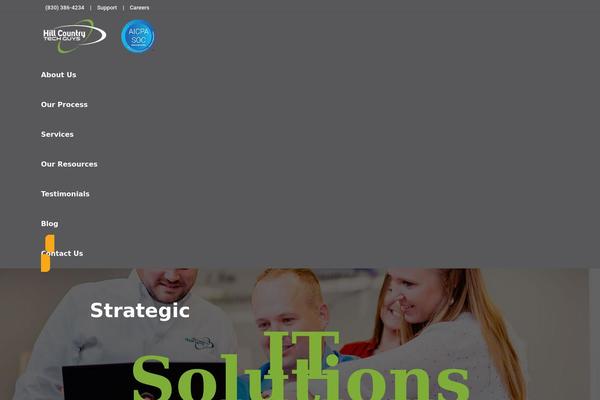 The7 Child theme site design template sample