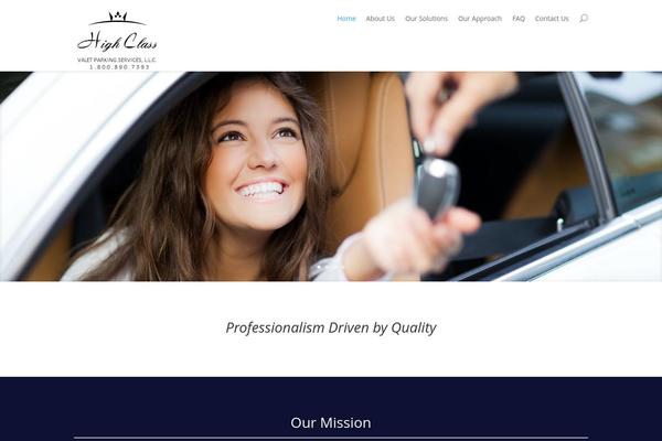 Divi theme site design template sample
