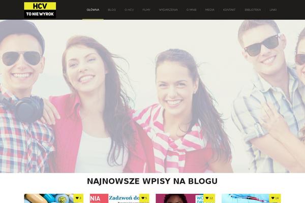 Charity theme site design template sample